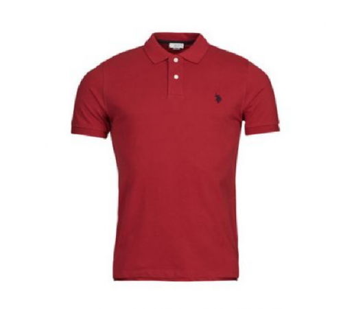 U.S. Polo Assn polo-shirt 61423-41029-256 short-sleeved rosso